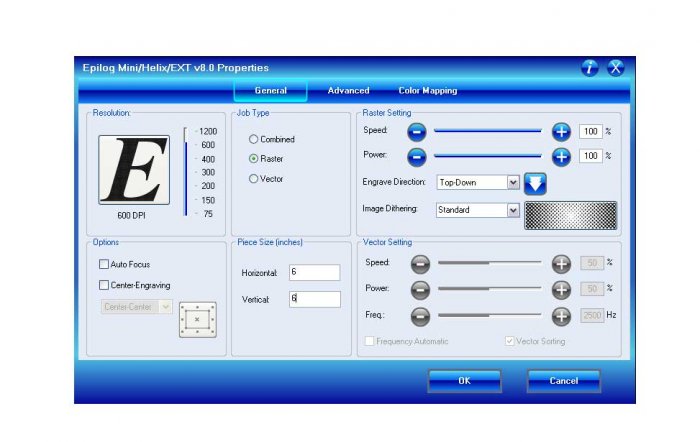 Драйвер печати Laser Dashboard ™